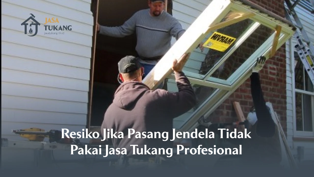 Risiko Jika Pasang Jendela Tidak Pakai Jasa Tukang Profesional