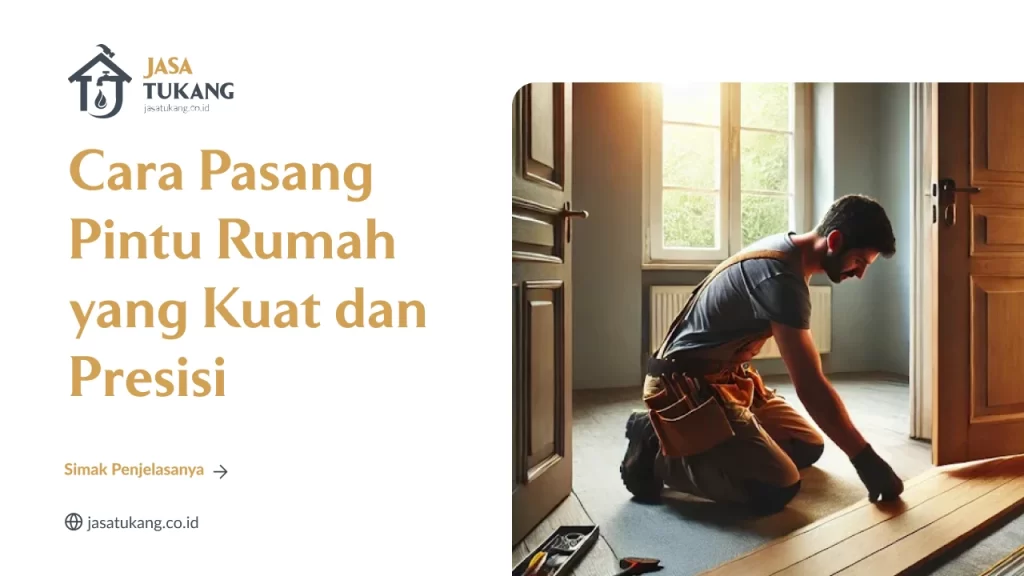 Cara Pasang Pintu Rumah yang Kuat dan Presisi