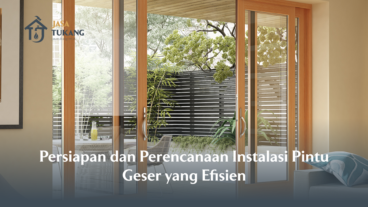 Persiapan dan Perencanaan Cara Pasang Pintu Geser yang Efisien