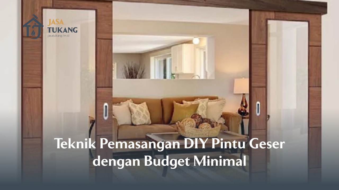 Teknik Pemasangan DIY Pintu Geser dengan Budget Minimal