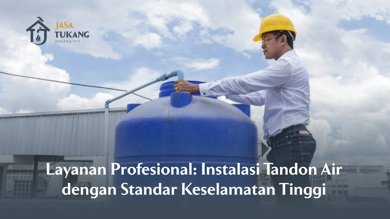 Layanan Profesional: Jasa Pasang Tandon Tulungagung dengan Standar Keselamatan Tinggi