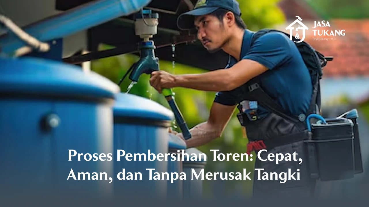 Proses Pembersihan Toren: Cepat, Aman, dan Tanpa Merusak Tangki
