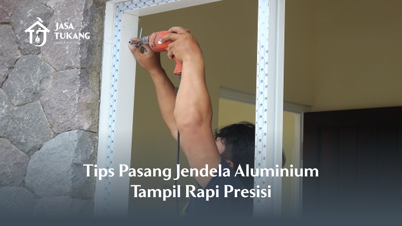 Tips Pasang Jendela Aluminium Tampil Rapi Presisi