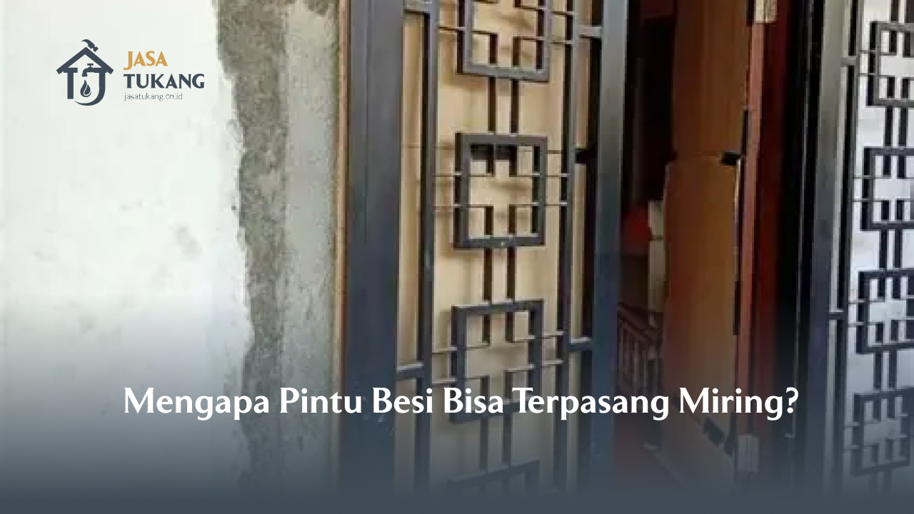 Mengapa Pintu Besi Bisa Terpasang Miring?