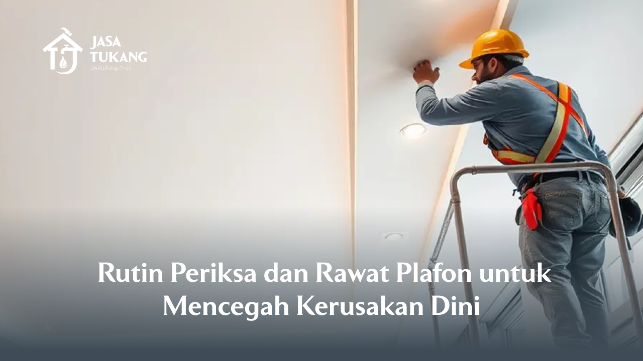 Rutin Periksa dan Rawat Plafon untuk Mencegah Kerusakan Dini