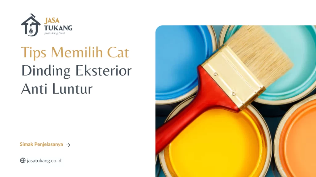 tips memilih cat dinding eksterior