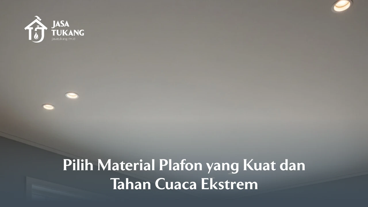 Pilih Material Plafon yang Kuat dan Tahan Cuaca Ekstrem