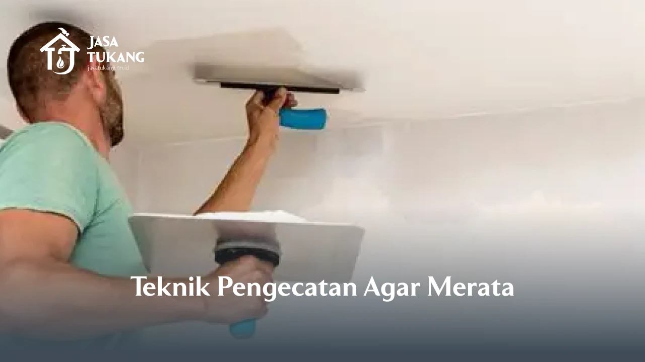 Teknik Pengecatan Agar Merata