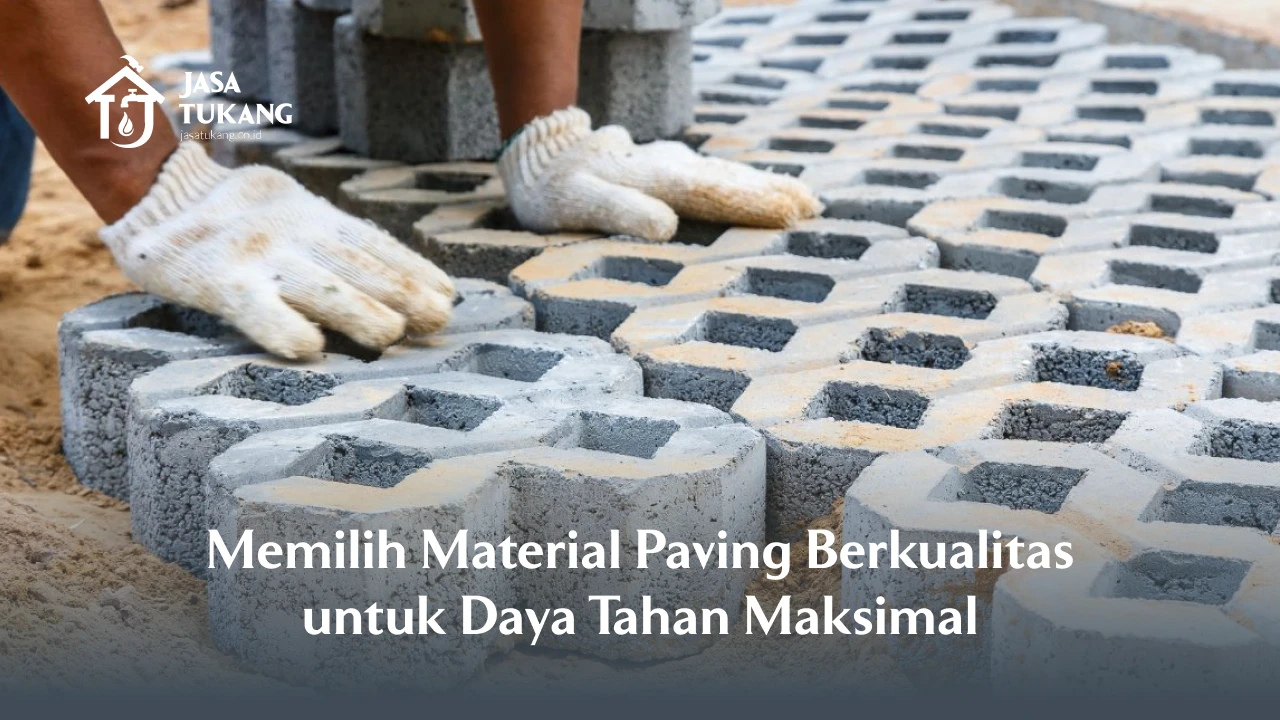 Memilih Material Paving Berkualitas untuk Daya Tahan Maksimal