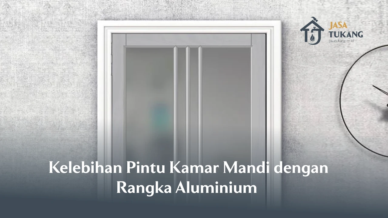 Kelebihan Pintu Kamar Mandi dengan Rangka Aluminium