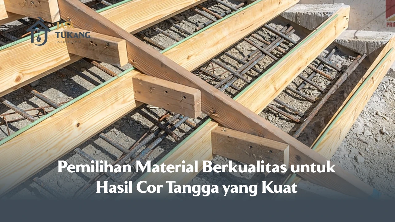 Pemilihan Material Berkualitas untuk Hasil Cor Tangga yang Kuat