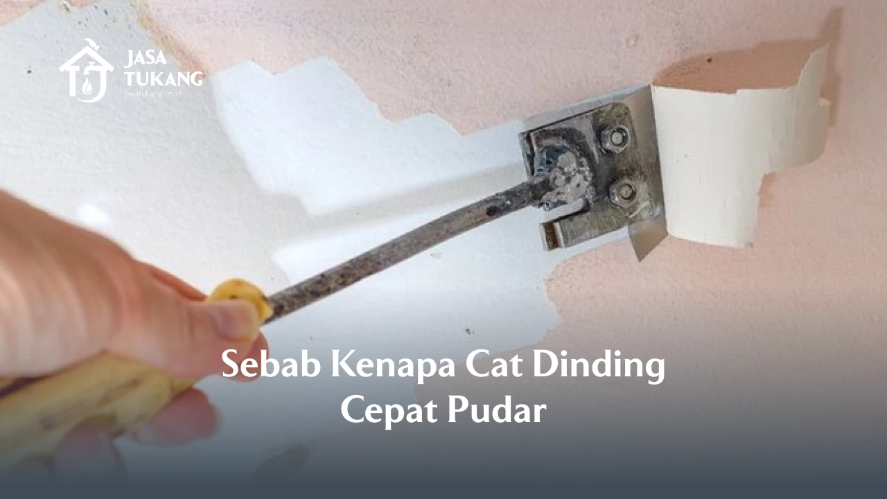 Sebab Kenapa Cat Dinding Cepat Pudar