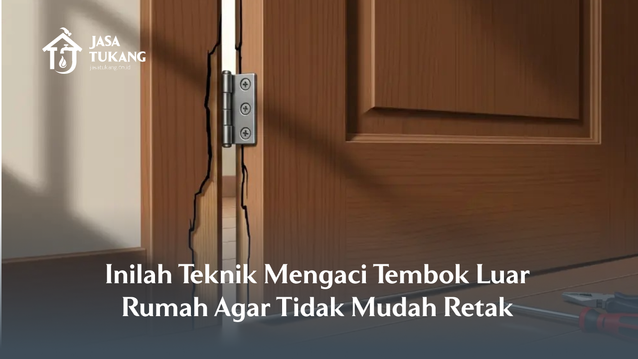 Inilah Teknik Mengaci Tembok Luar Rumah Agar Tidak Mudah Retak