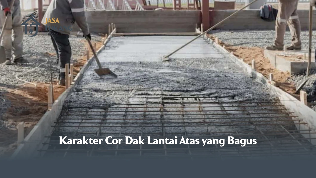 Karakter Cor Dak Lantai Atas yang Bagus