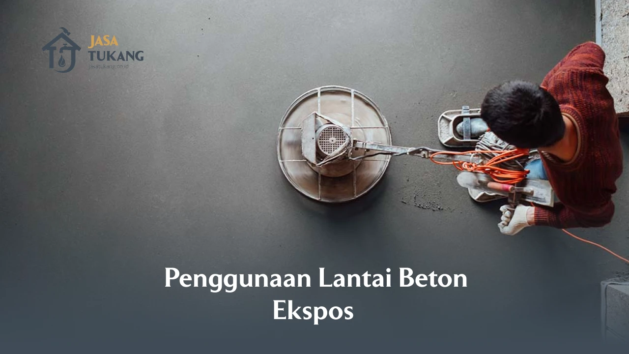 Penggunaan Lantai Beton Ekspos