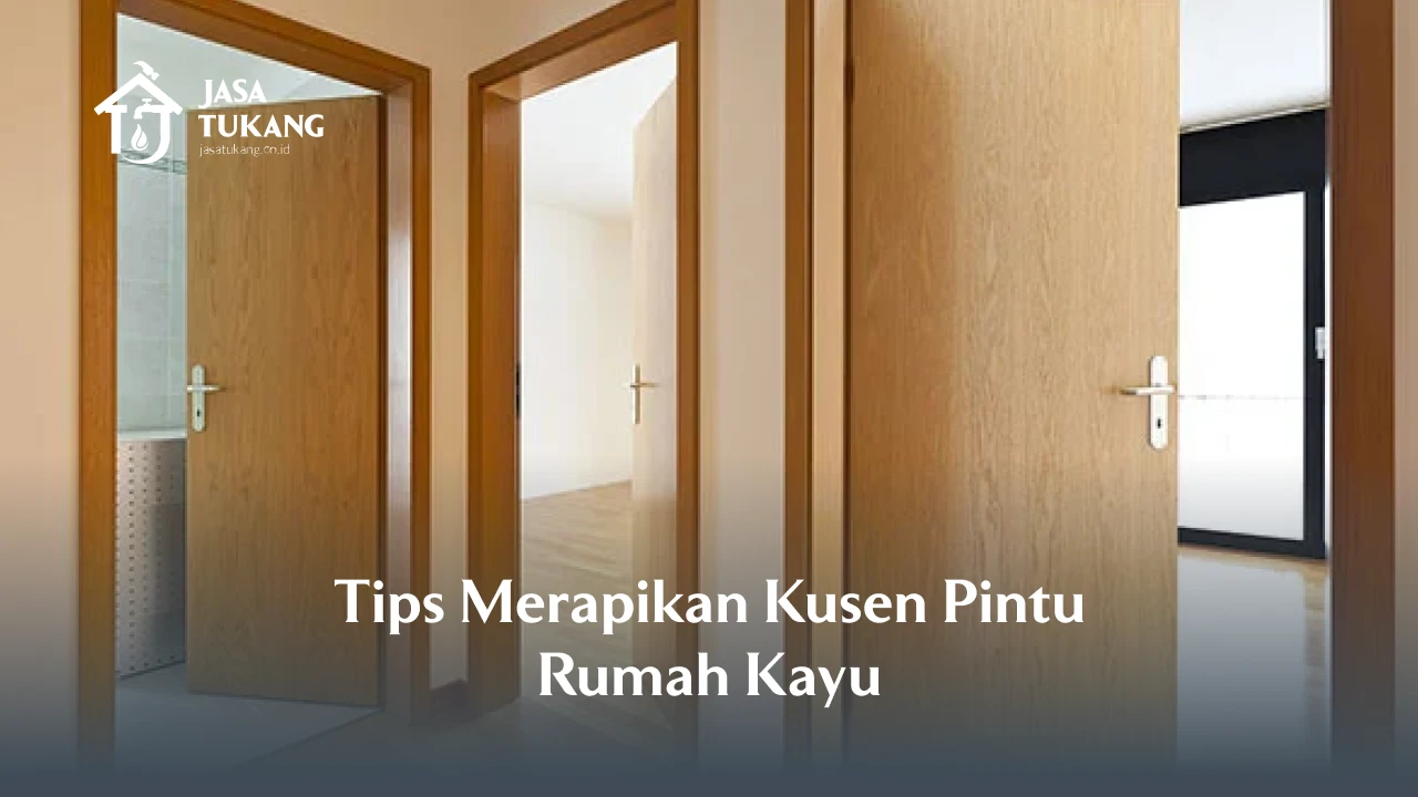 Tips Merapikan Kusen Pintu Rumah Kayu