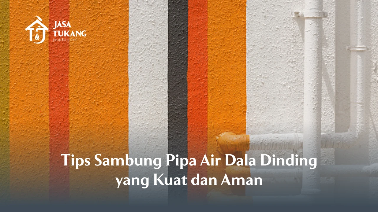 Tips Sambung Pipa Air Dalam Dinding yang Kuat dan Aman