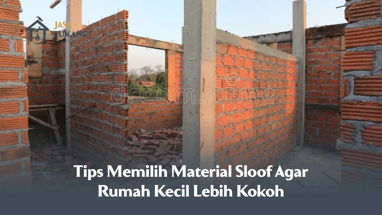 Tips Memilih Material Sloof Agar Rumah Kecil Lebih Kokoh