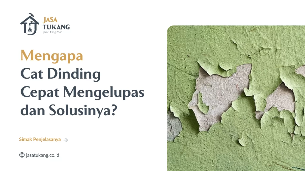 Mengapa Cat Dinding Cepat Mengelupas dan Solusinya?