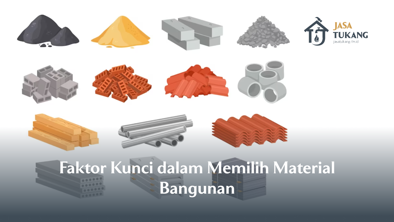 2. Faktor Kunci dalam Memilih Material Bangunan