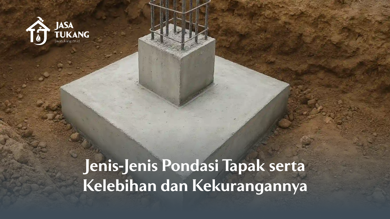 Jenis-Jenis Pondasi Tapak serta Kelebihan dan Kekurangannya