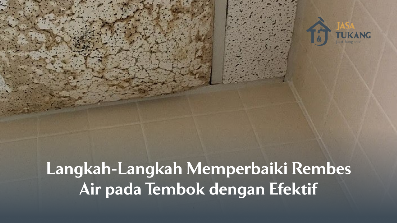 Langkah-Langkah Memperbaiki Tembok Rembes Air dengan Efektif