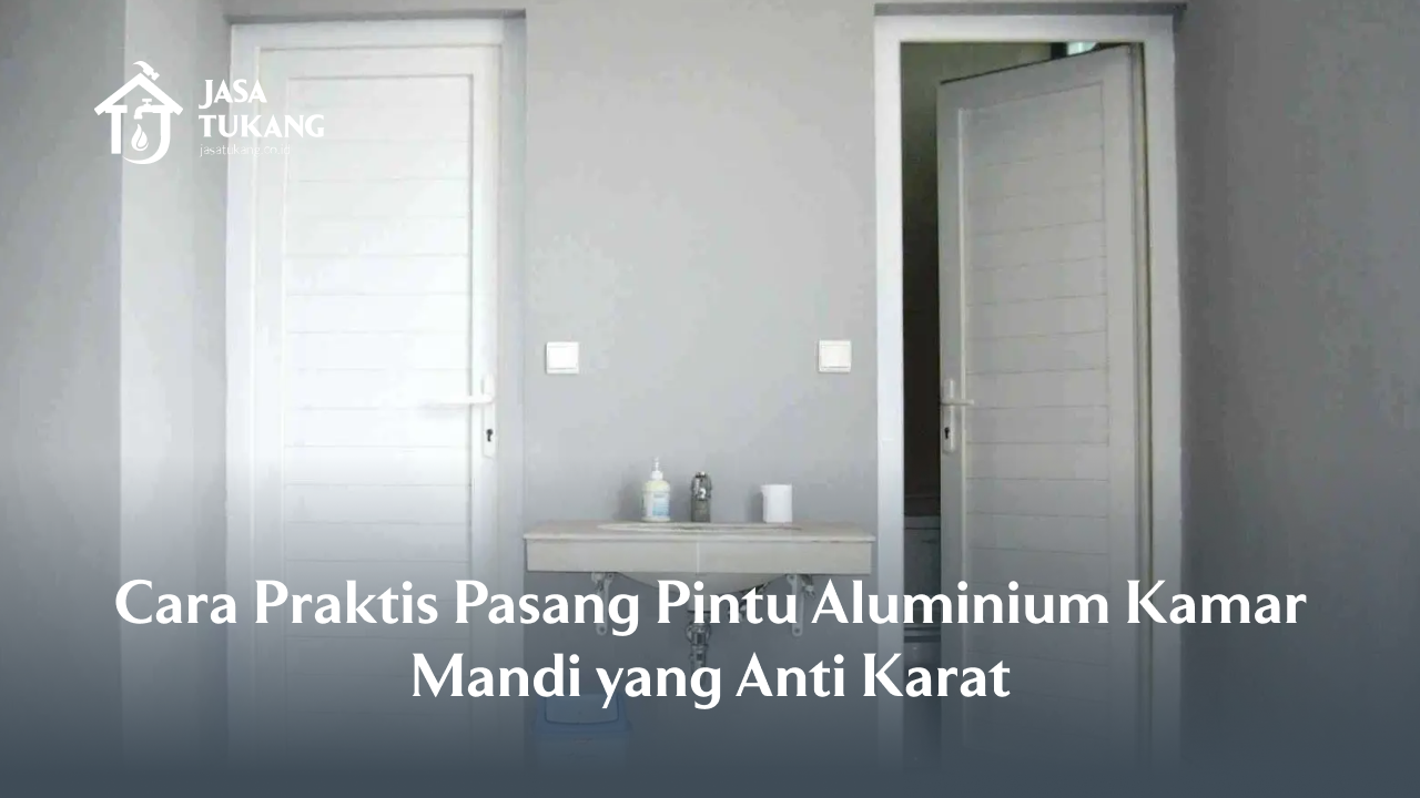 Cara Praktis Pasang Pintu Aluminium Kamar Mandi yang Anti Karat