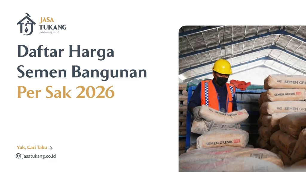 Daftar Harga Semen Bangunan Per Sak 2026