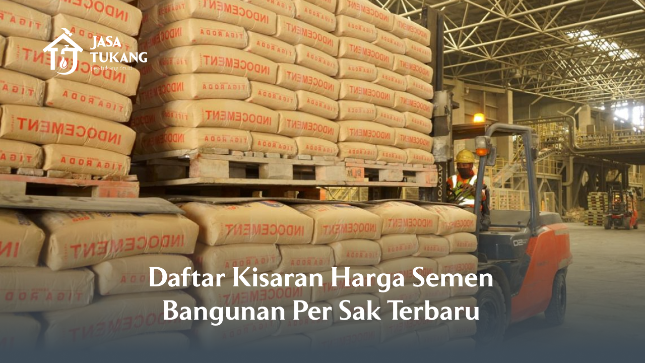 Daftar Kisaran Harga Semen Bangunan Per Sak Terbaru