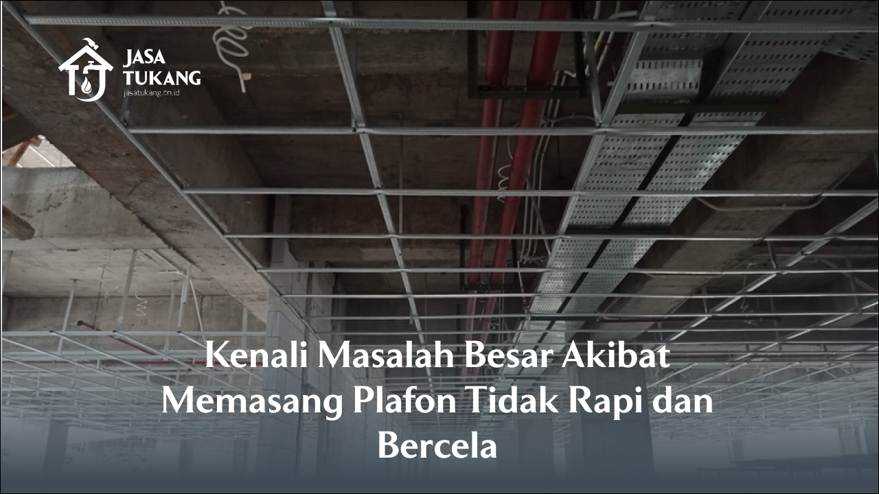 Kenali Masalah Besar Akibat Memasang Plafon Tidak Rapi dan Bercelah