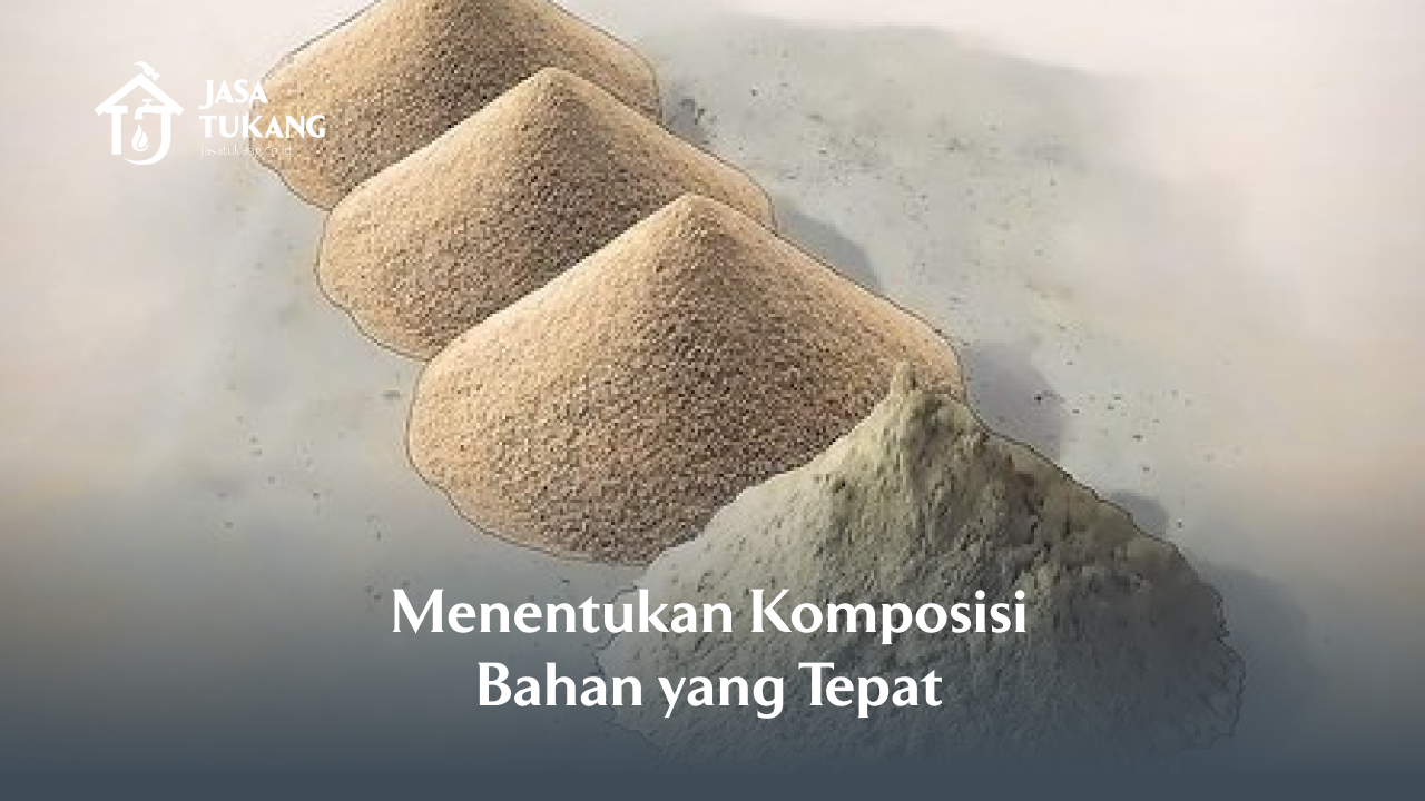 Menentukan Komposisi Bahan yang Tepat