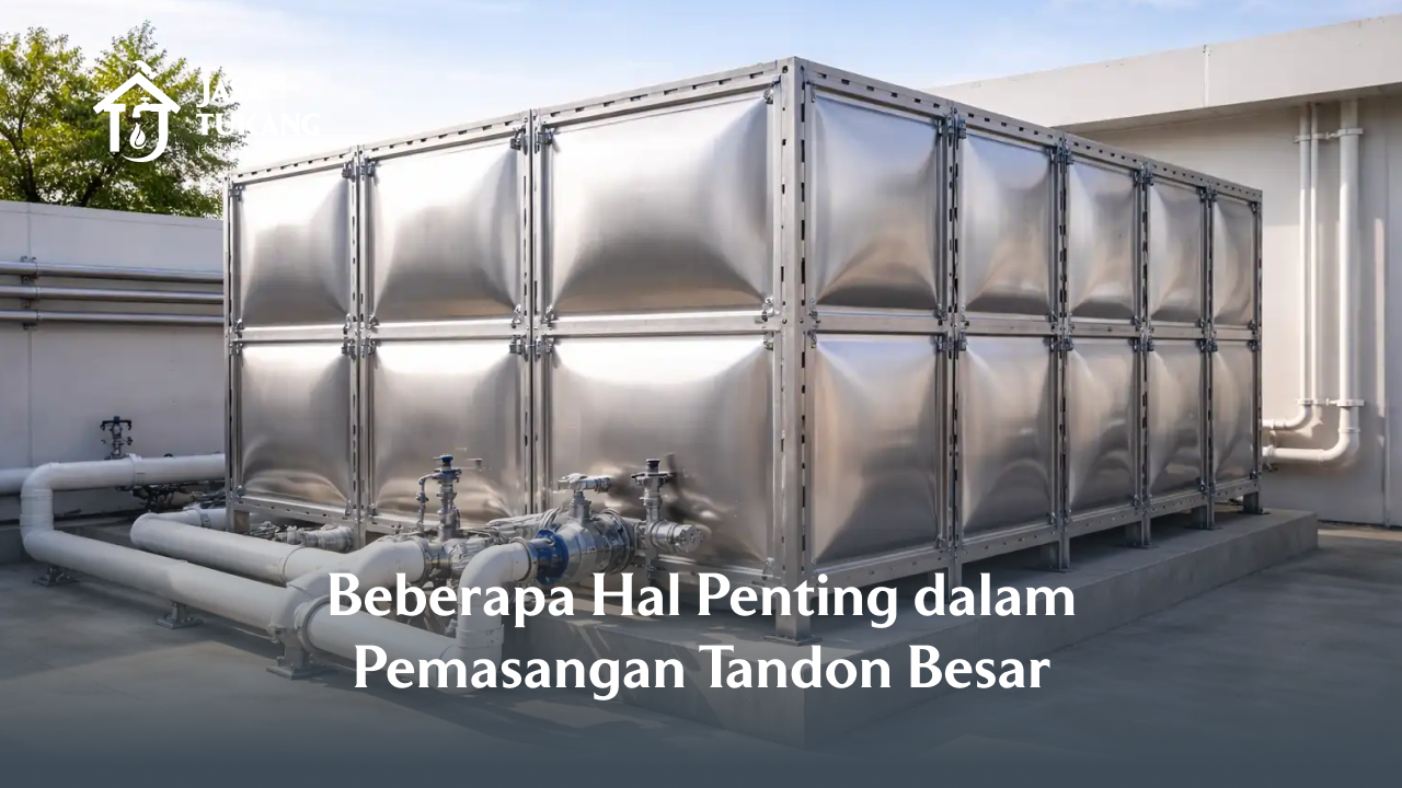 Beberapa Hal Penting dalam Pemasangan Tandon Besar
