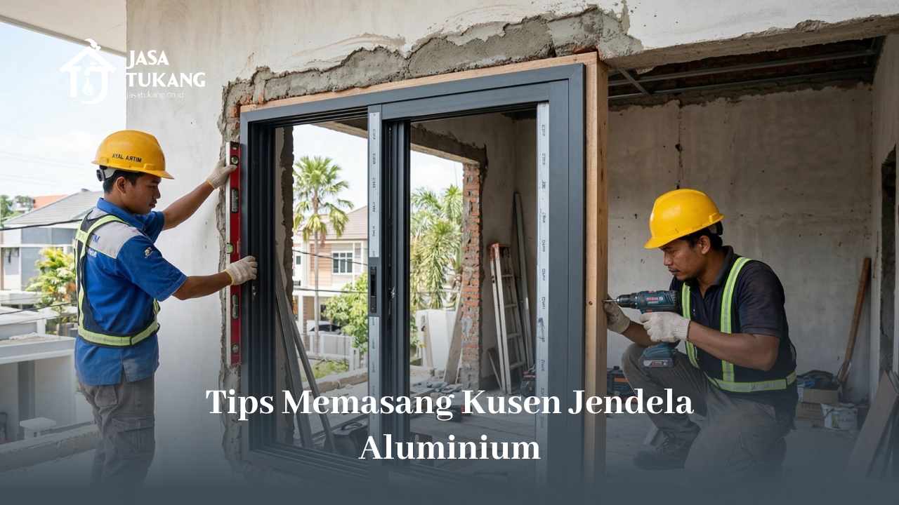Tips Memasang Kusen Jendela Aluminium