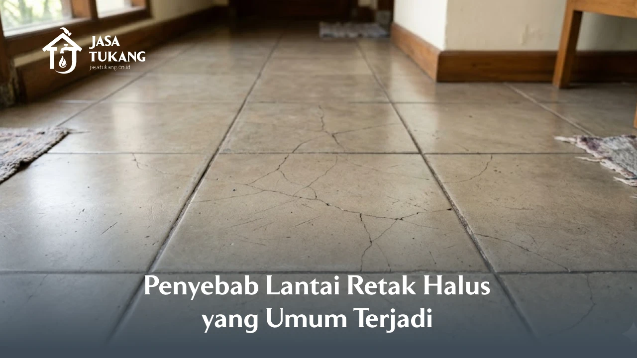 penyebab lantai retak halus yang umum terjadi