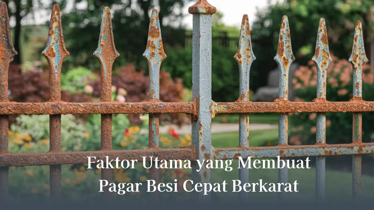 Faktor Utama yang Membuat Pagar Besi Cepat Berkarat