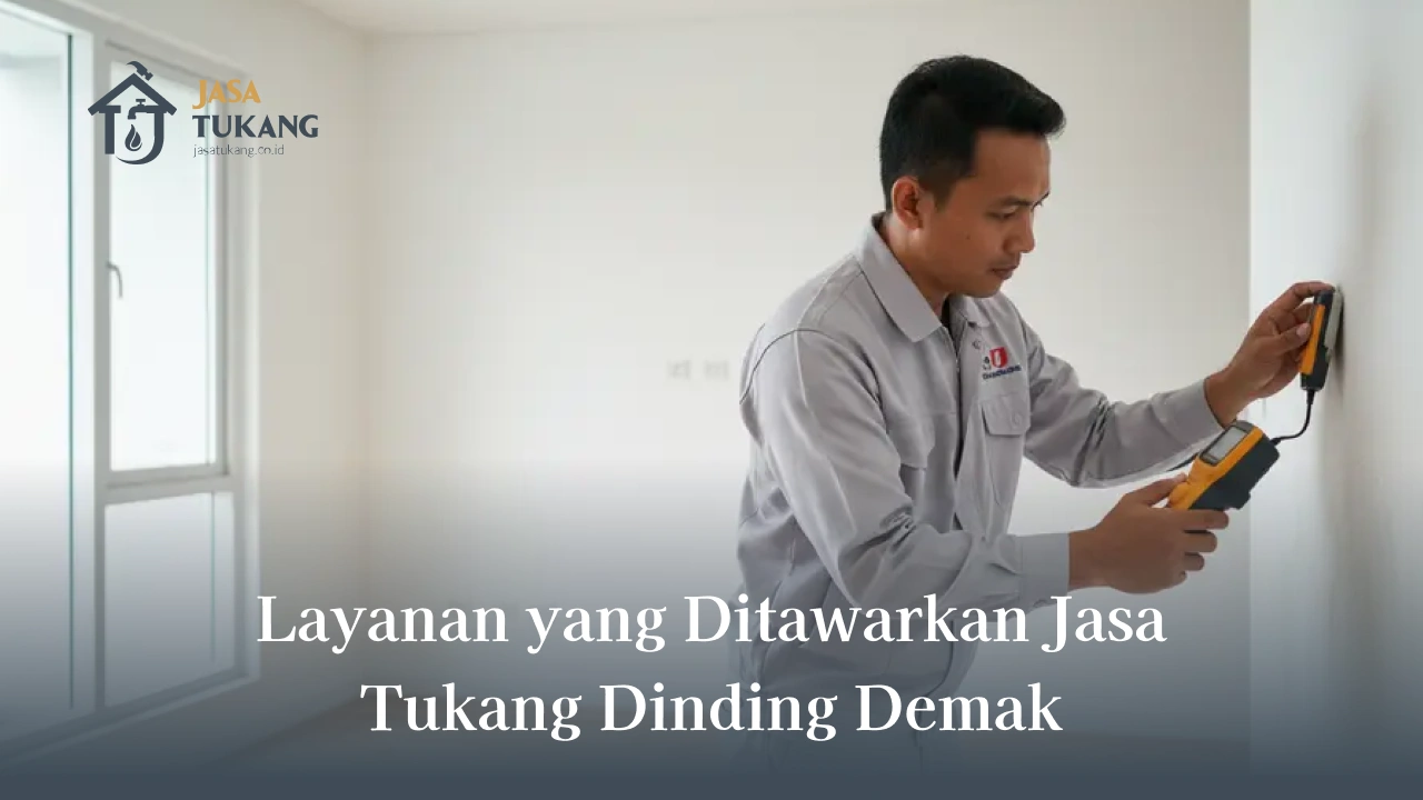 Layanan yang Ditawarkan Jasa Tukang Dinding Demak