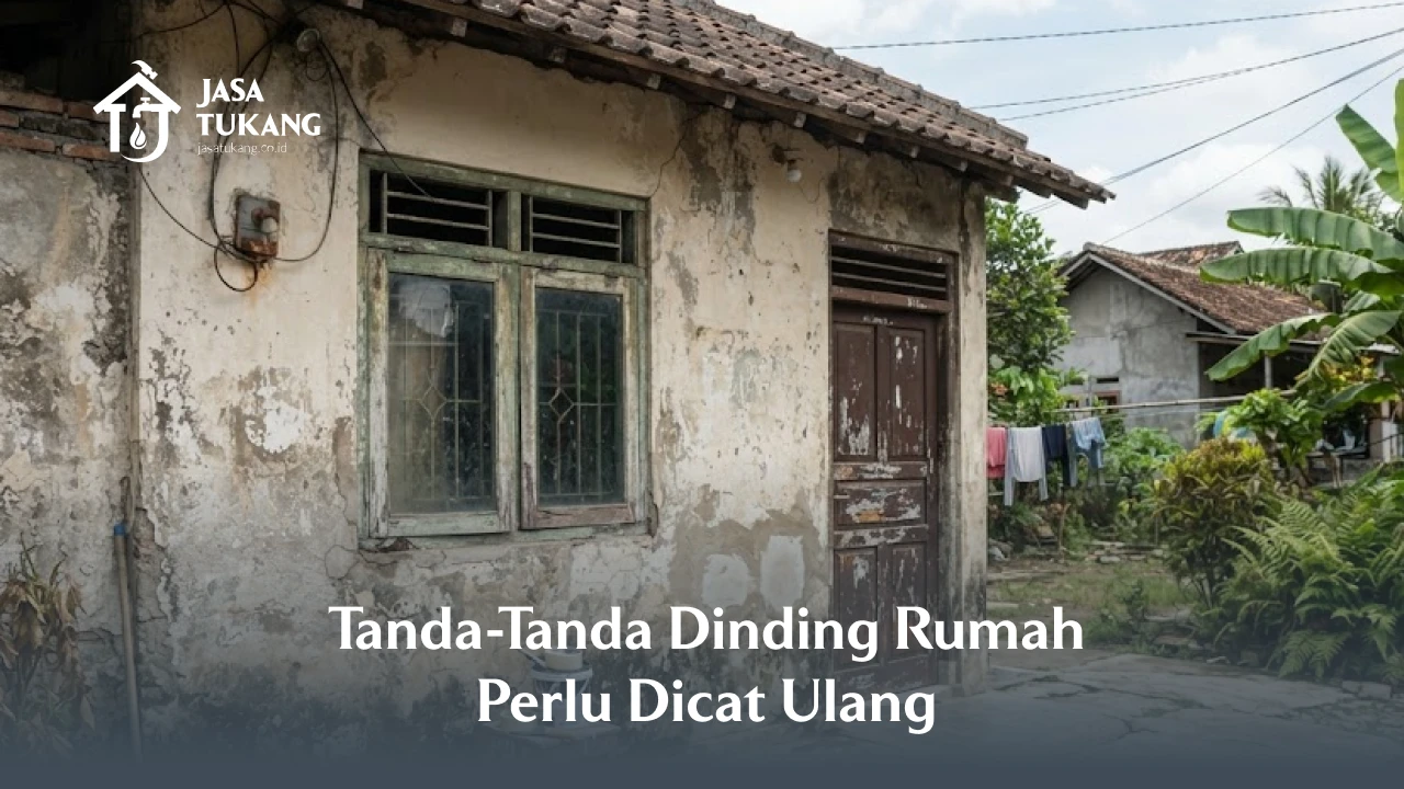 Tanda-Tanda Dinding Rumah Perlu Dicat Ulang