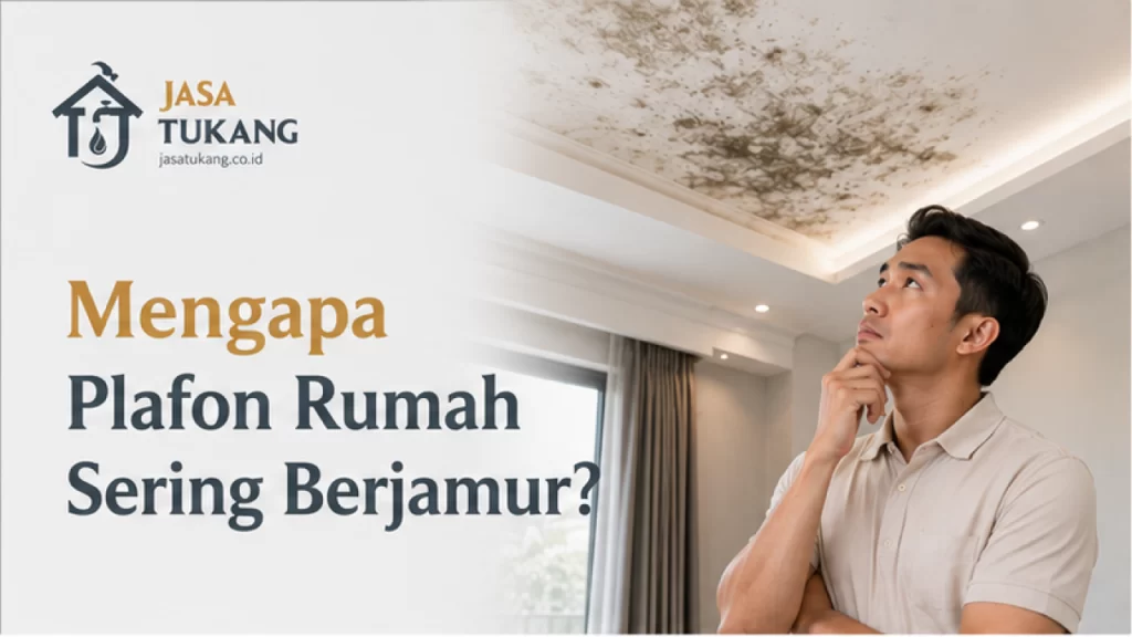 Mengapa Plafon Rumah Sering Berjamur?