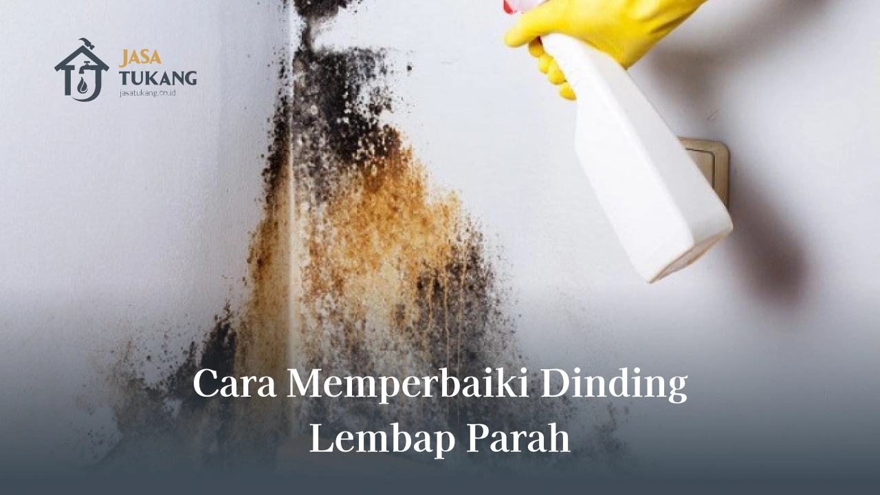 Cara Memperbaiki Dinding Lembap Parah