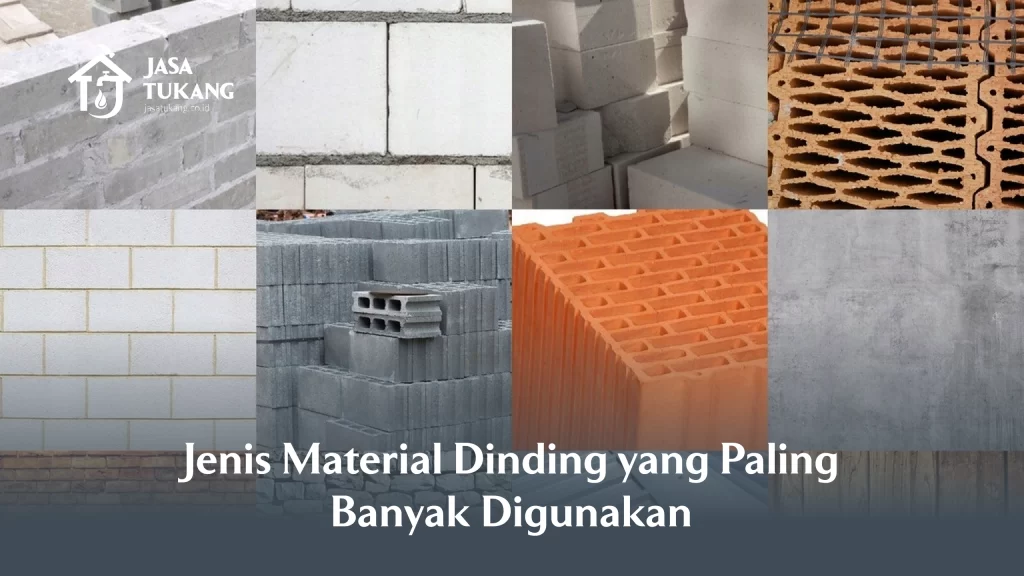 Jenis Material Dinding yang Paling Banyak Digunakan