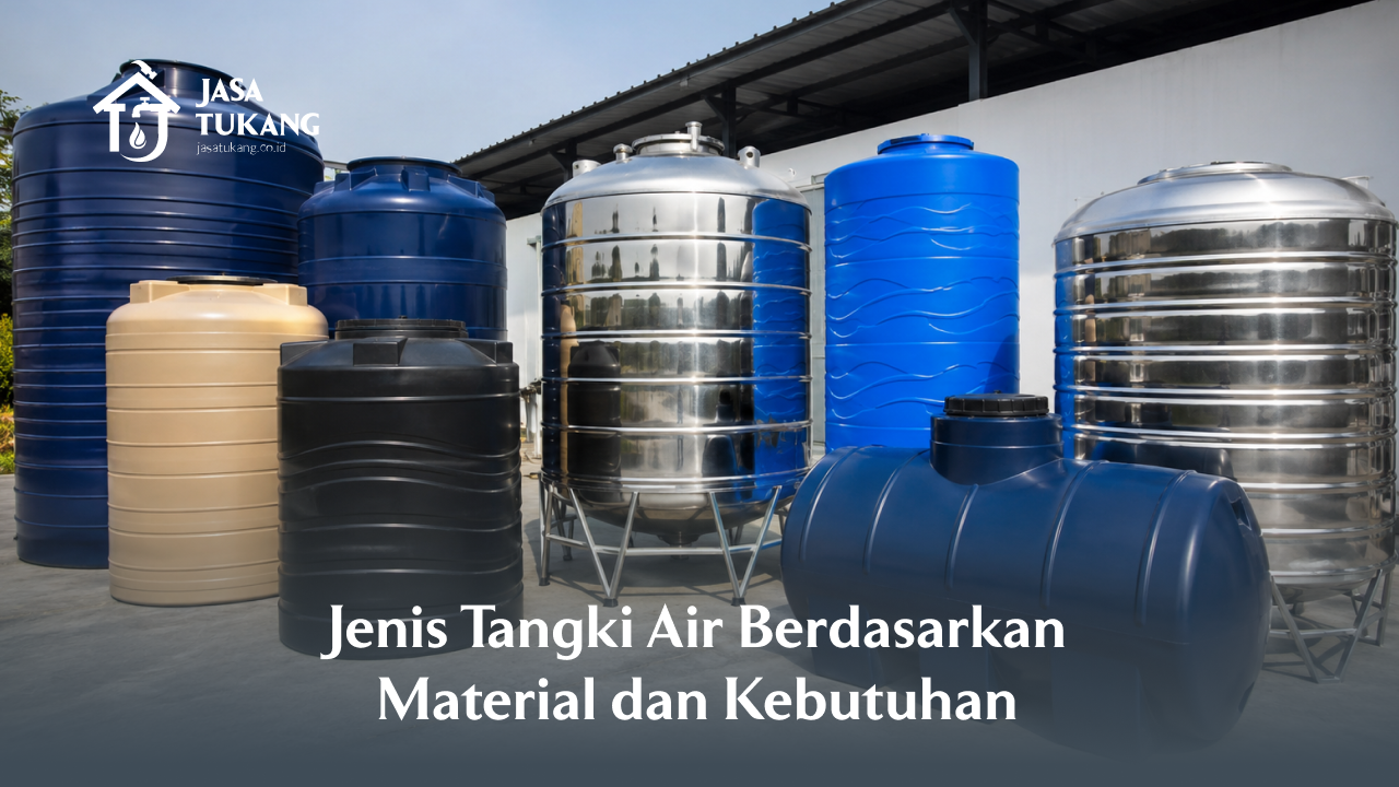 Jenis Tangki Air Berdasarkan Material dan Kebutuhan