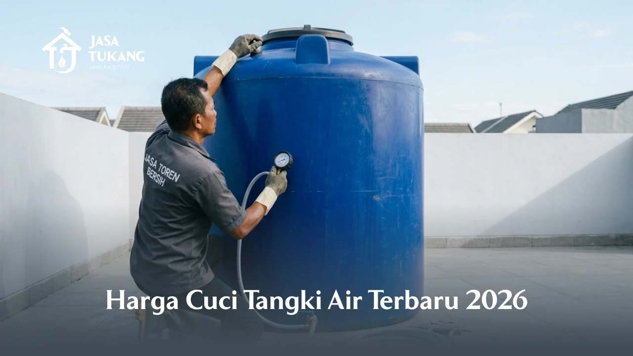 Harga Cuci Tangki Air Terbaru 2026